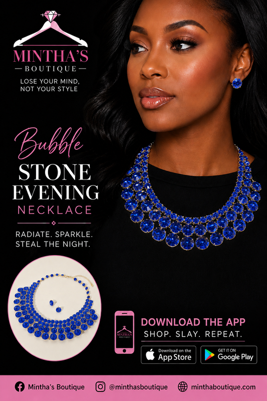 Bubble Stone  Necklace