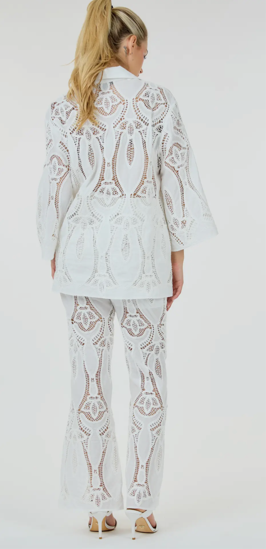 Mode Sense Lace Pant Set