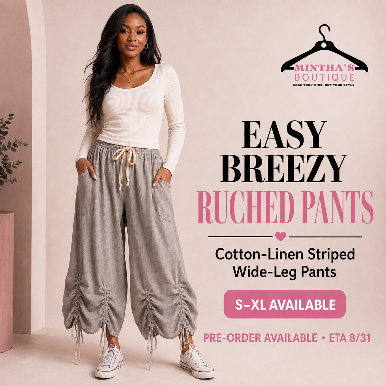 Easy Breezy Ruched Pants