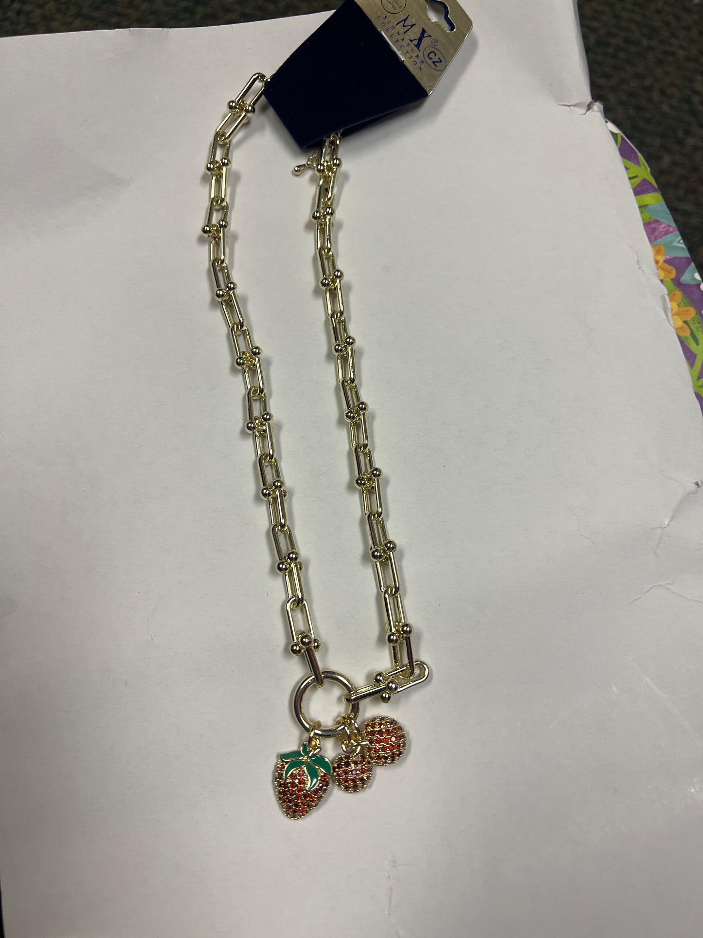Strawberry Charm Braclet