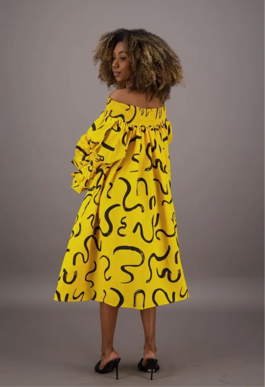 Dizzy Lizzy Dress_Yellow {Ships Out 5/1}