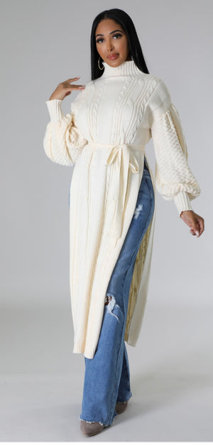 What If Tunic Sweater_Ivory