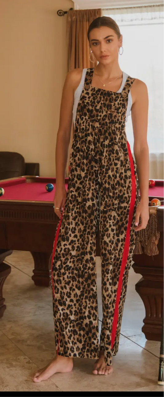 Nene Leopard Print Jumpsuit