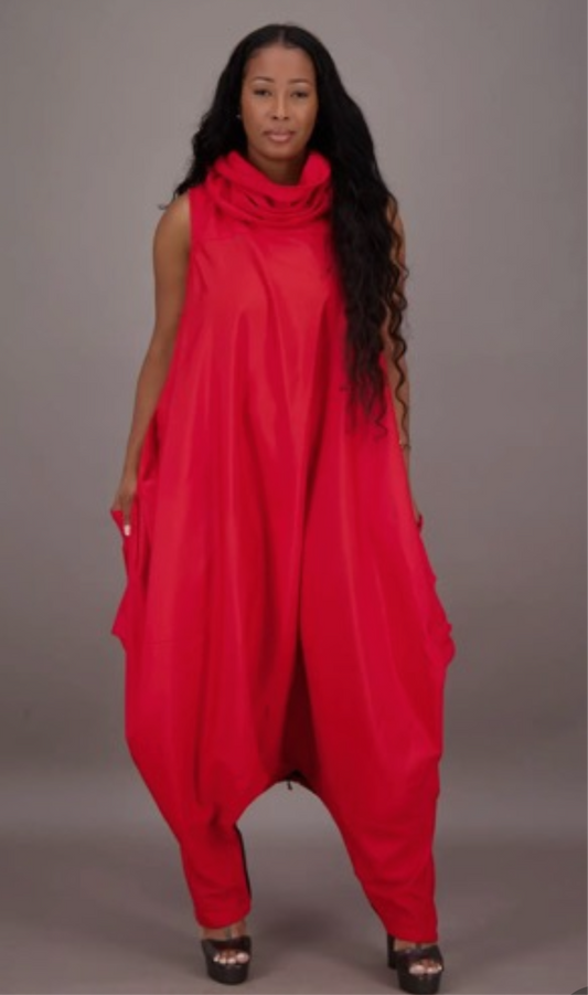 Varsity Hooded Jumpsuit