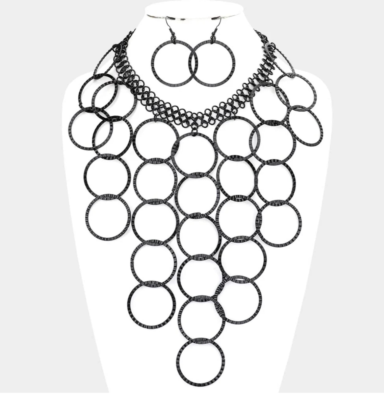 Multi Ringlet Necklace Set