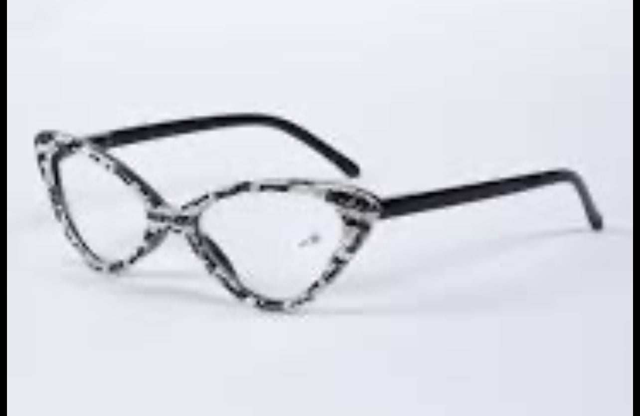 Black & Silver Rhinestone Readers 3.0
