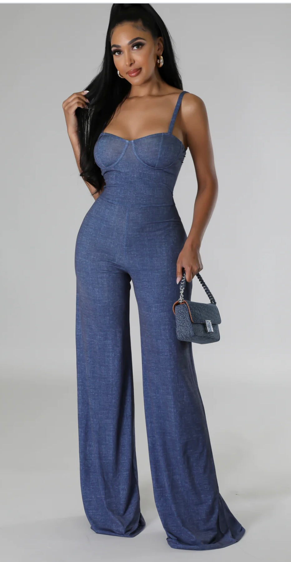 Denim Statement Piece Jumpsuit