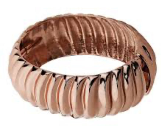 Oval Clamper Bangle Bracelet