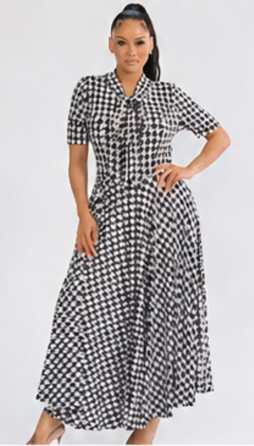 Such a Lady Dress w/Bow tie