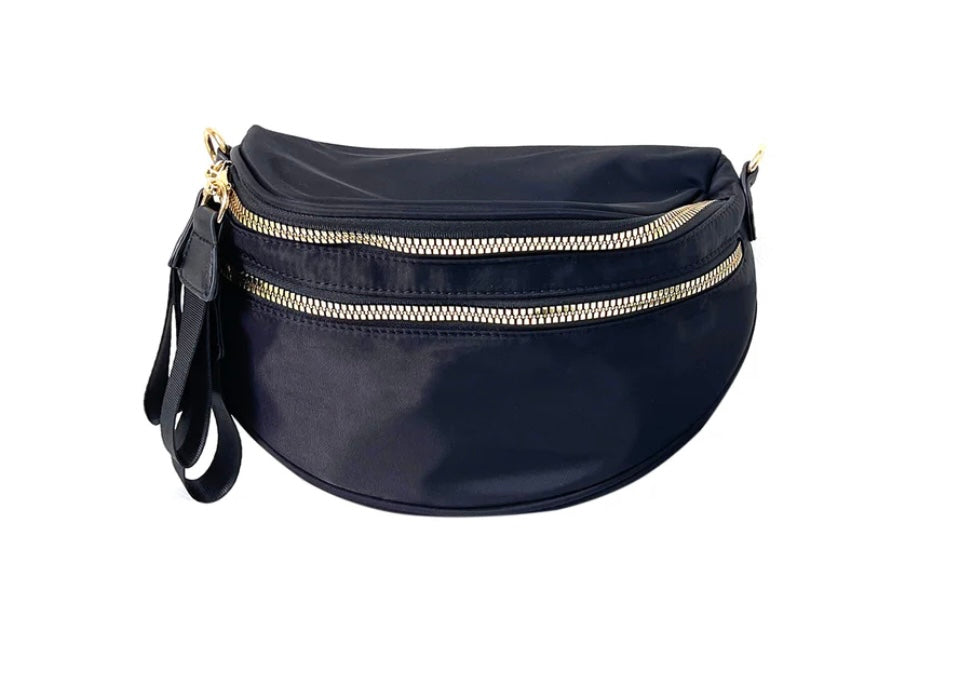 QUEENIE NYLON SLING/CROSSBODY BAG