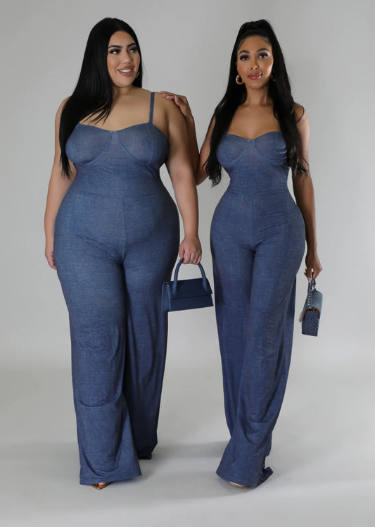 Denim Statement Piece Jumpsuit