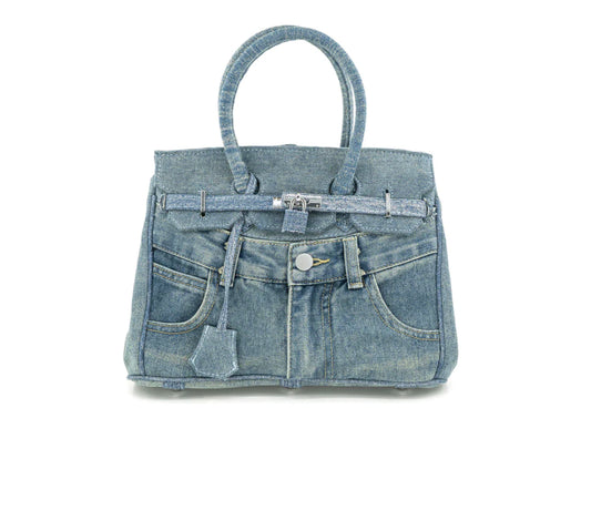 Medium Beulah Denim Handbag