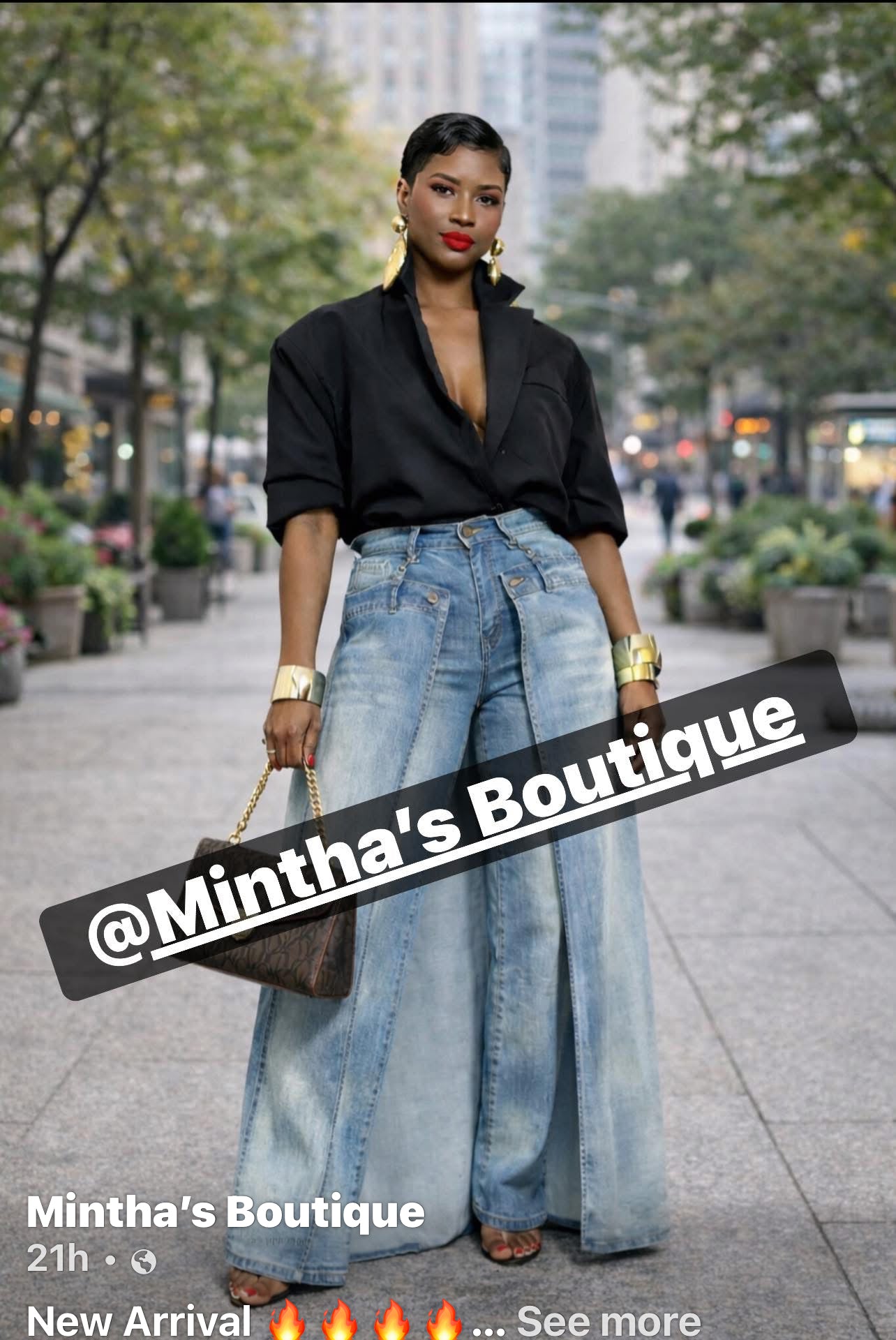 High Rise Wide Leg Cross Patch Washed Down Jeans