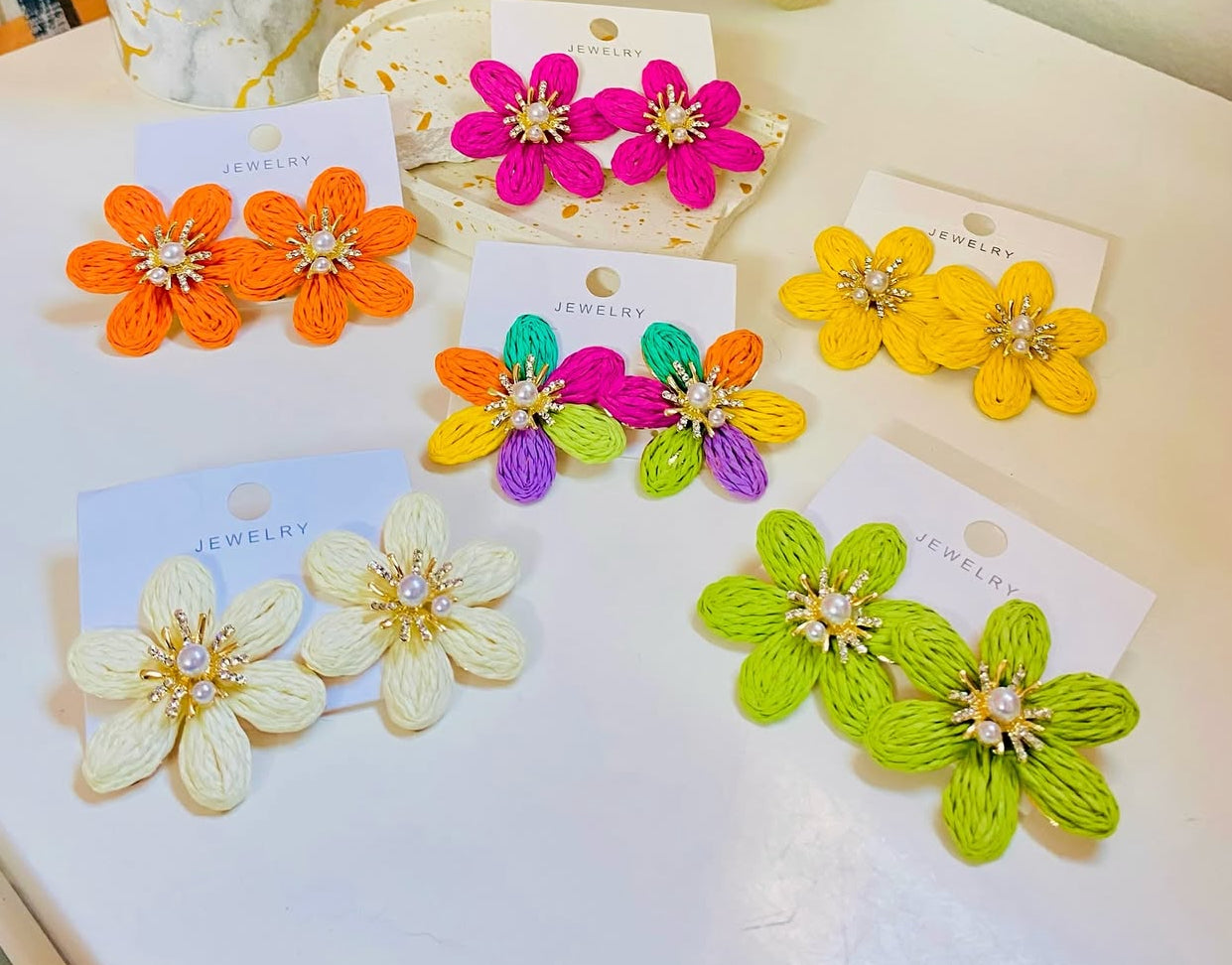 Delicate Flower Earrings