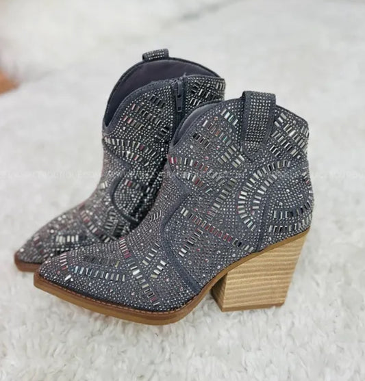 Very G Grey Stallion Bootie