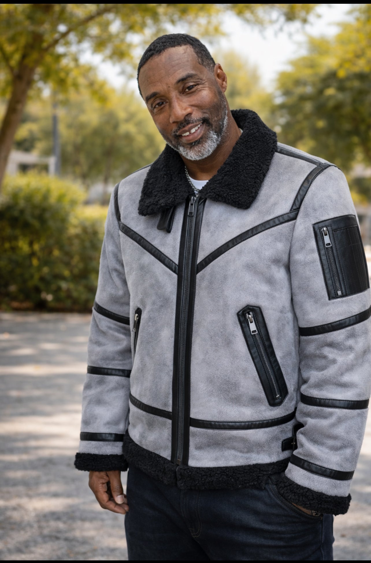 Men Bomber w/ Collar