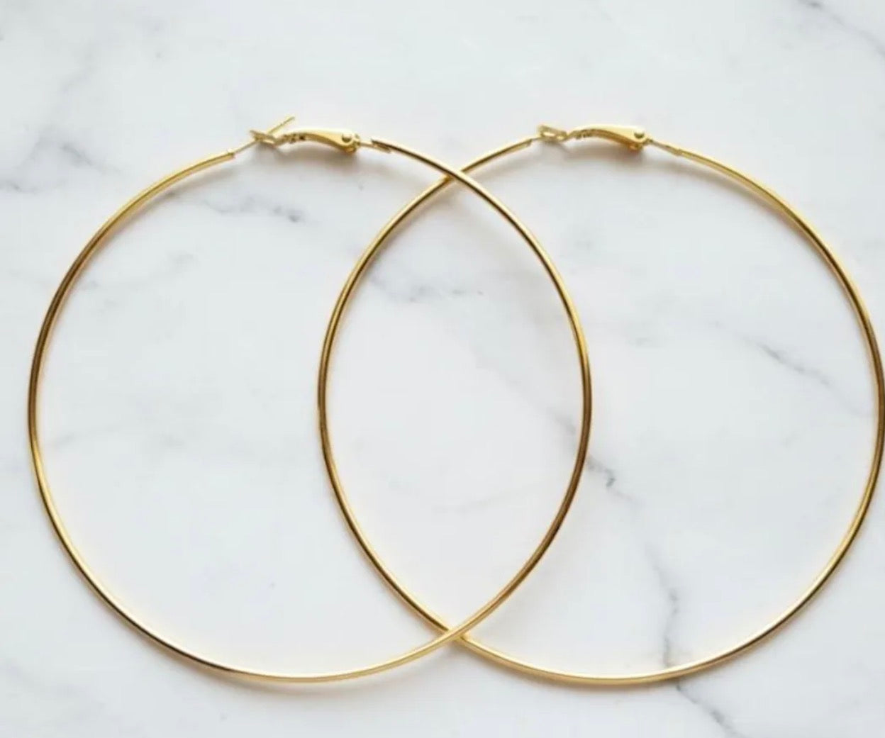 Gold Hoop Earrings