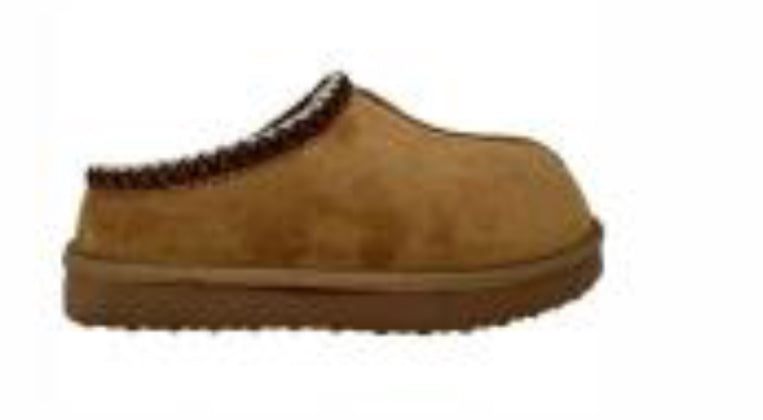 Jovie Suede Slipper Tan