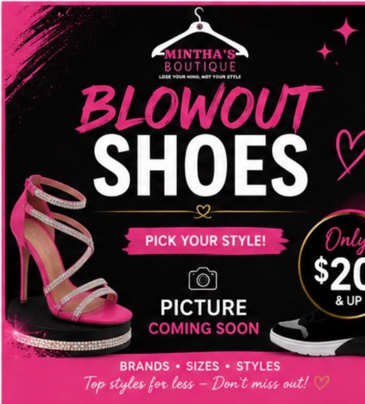 100 BLOWOUT FOOTWEAR SALE