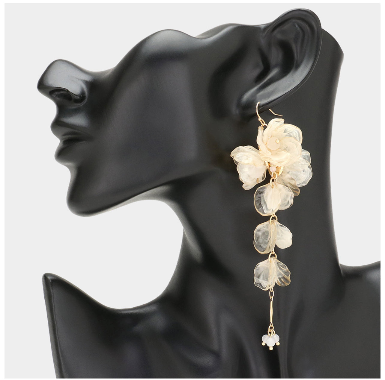 Oversized Flower Petal Earrings