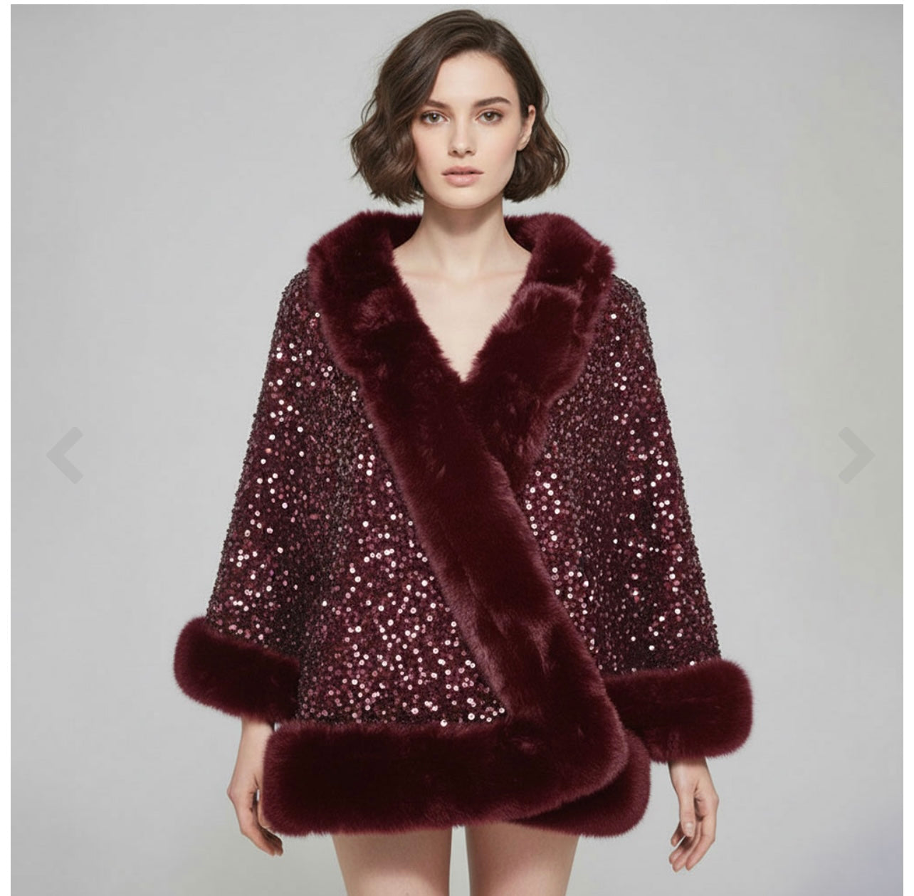All Dolled Up Sequins Wrap