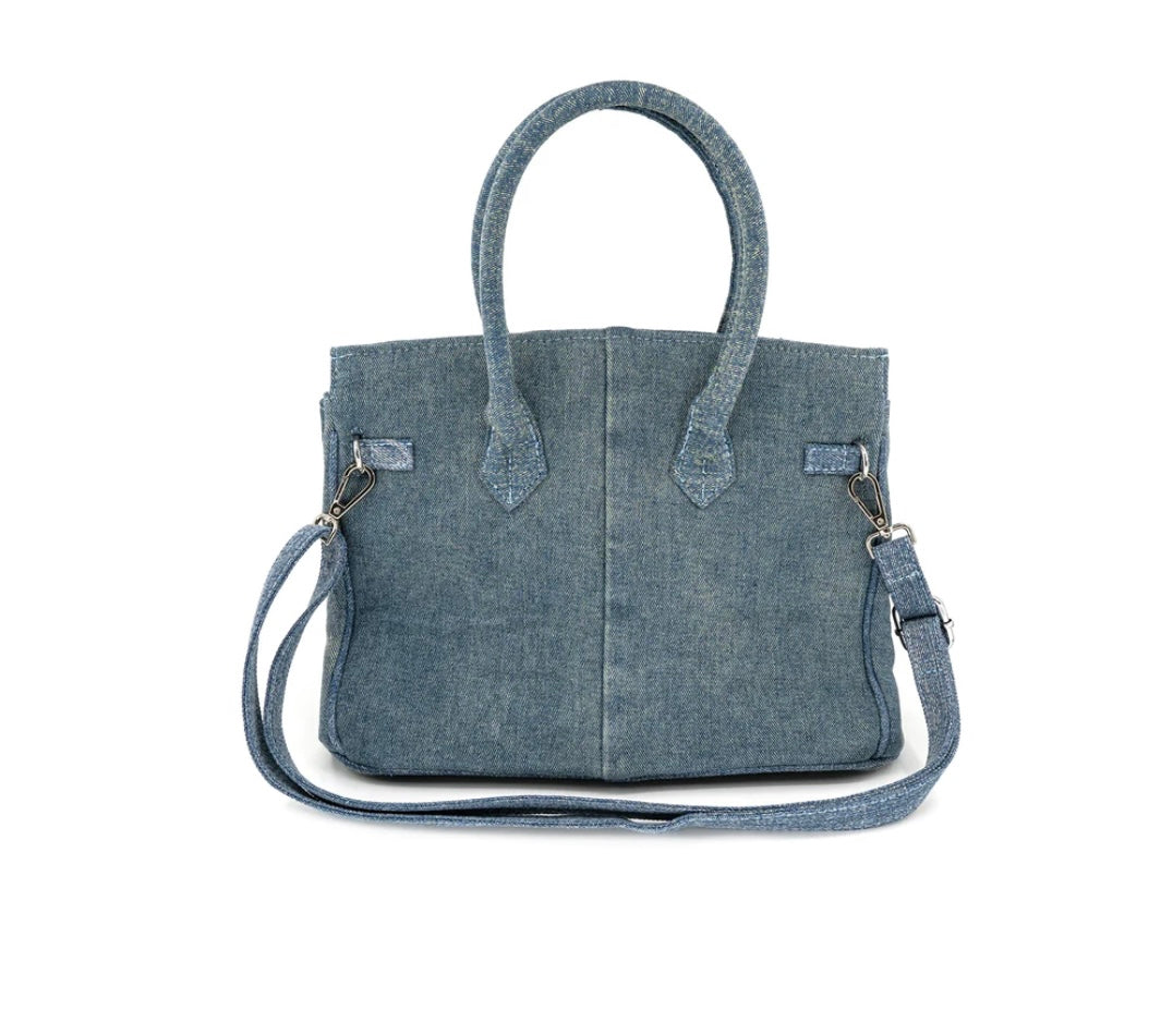 Medium Beulah Denim Handbag