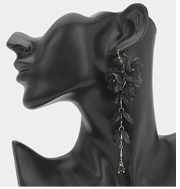 Oversized Flower Petal Earrings