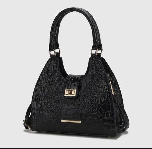 Ava Gradient Croc Tote Bag