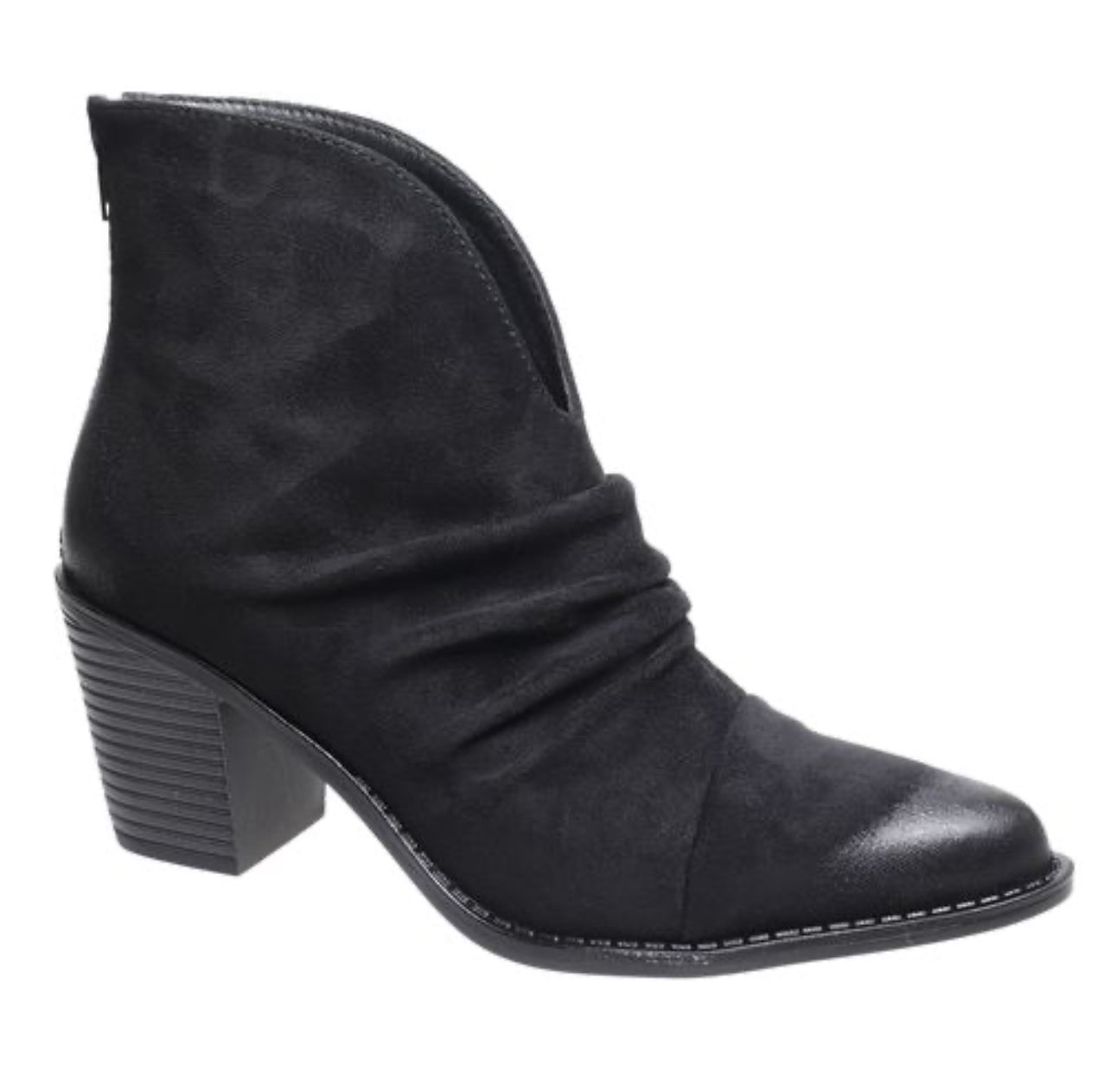 Skintight Black Bootie