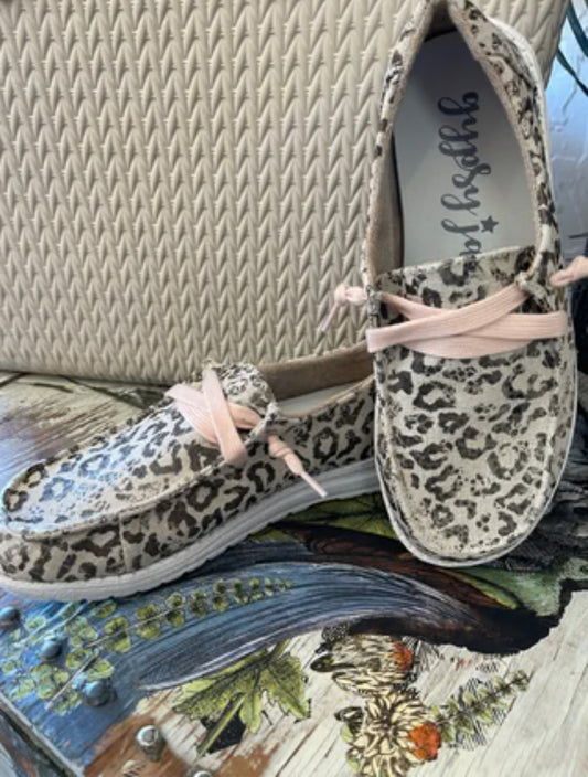 Jazzy Leopard Slip On Sneaker