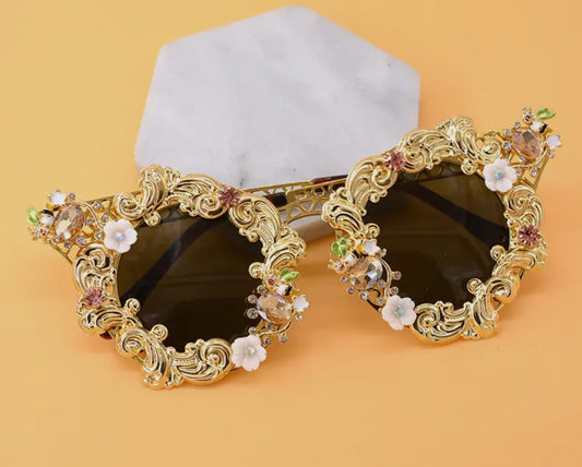Hallow Metal  Sunglasses