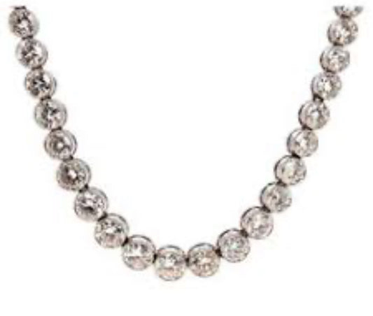 Tiffany Tennis Radiant Cut Diamond Necklace