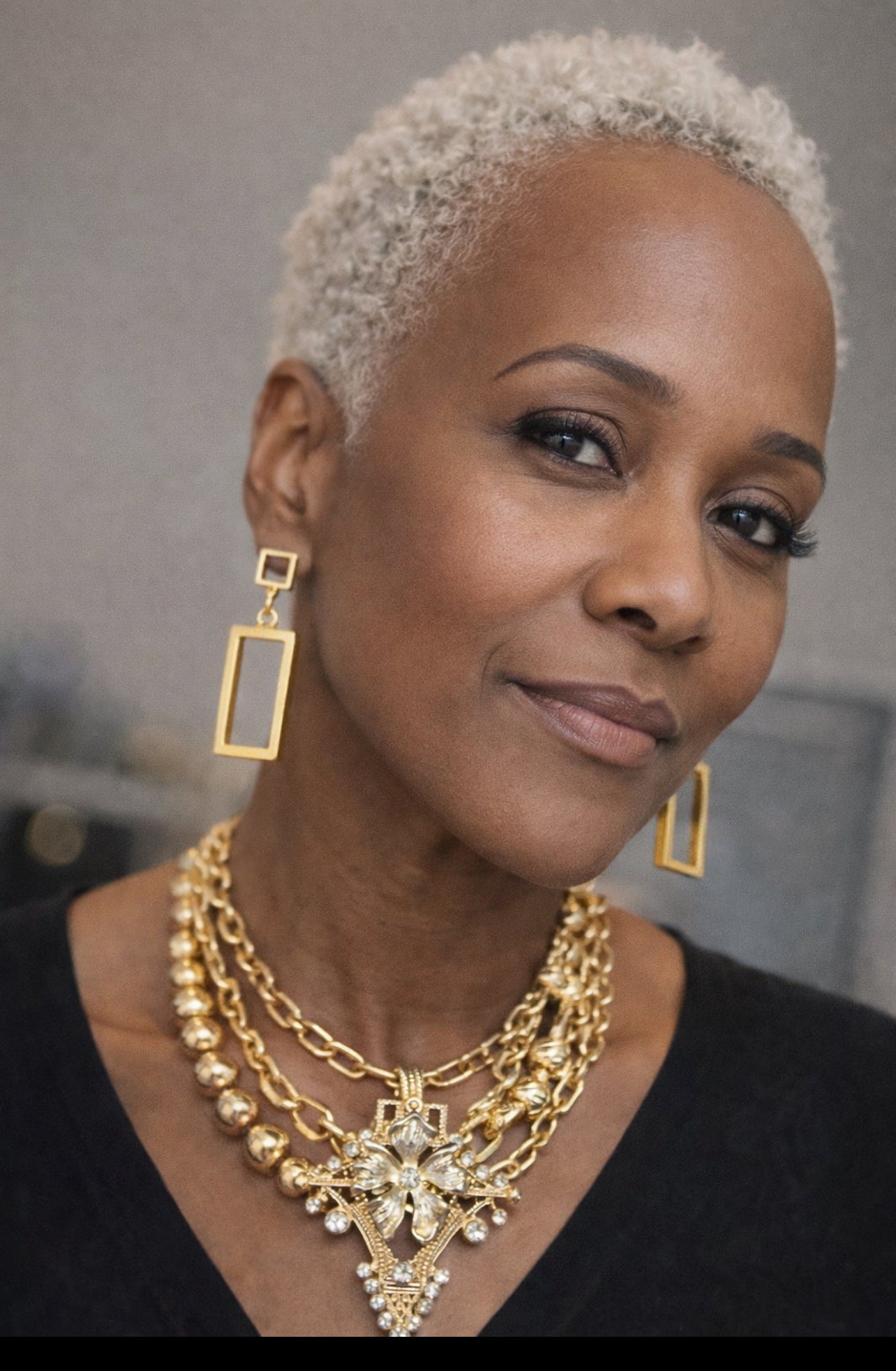 Gold Layered Stacked Necklace