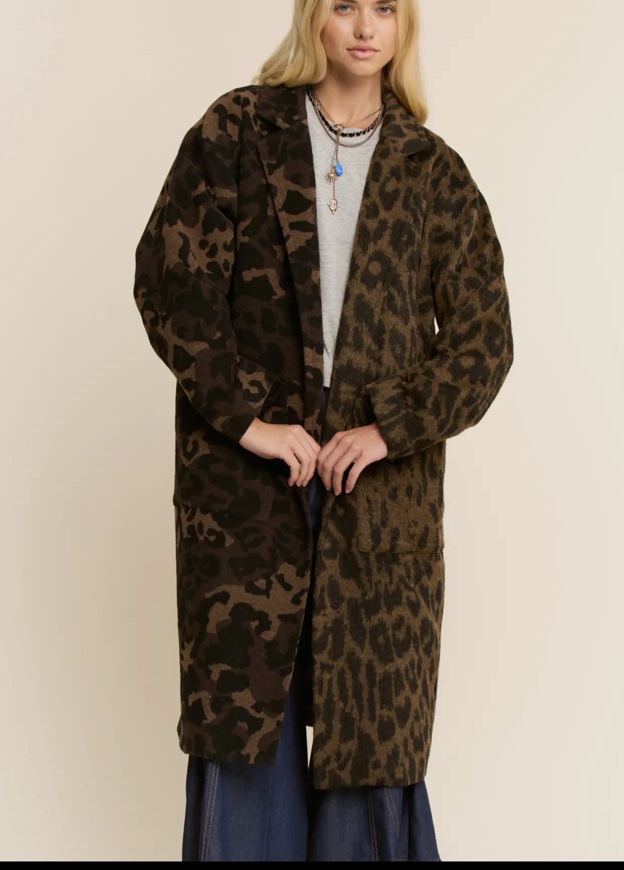 Nola Leopard Coat