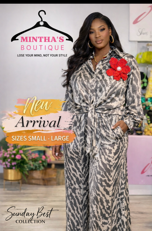 The Ultimate 2pc Stripe Pant Set