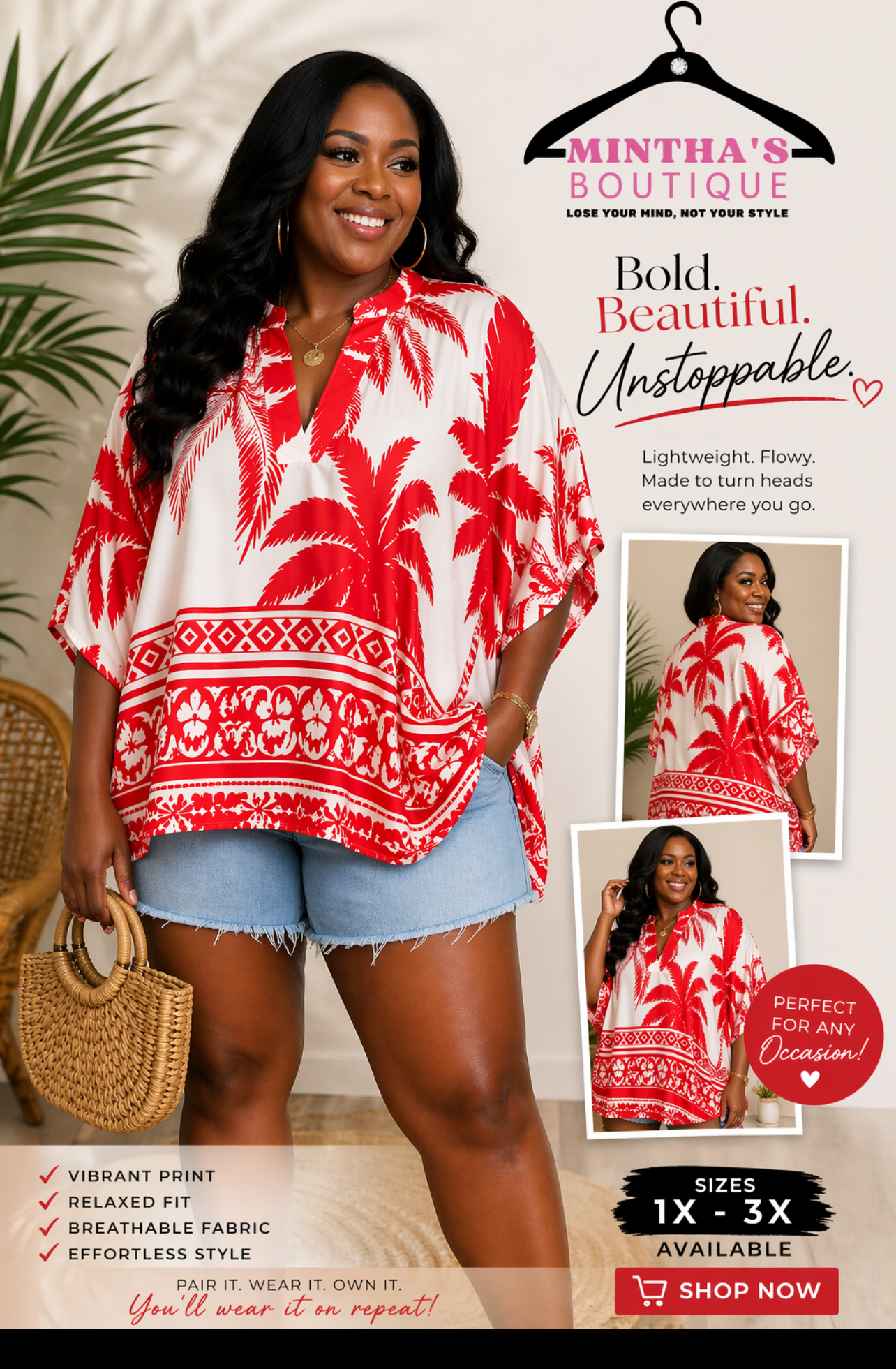 Bold Beautiful Unstoppable Top