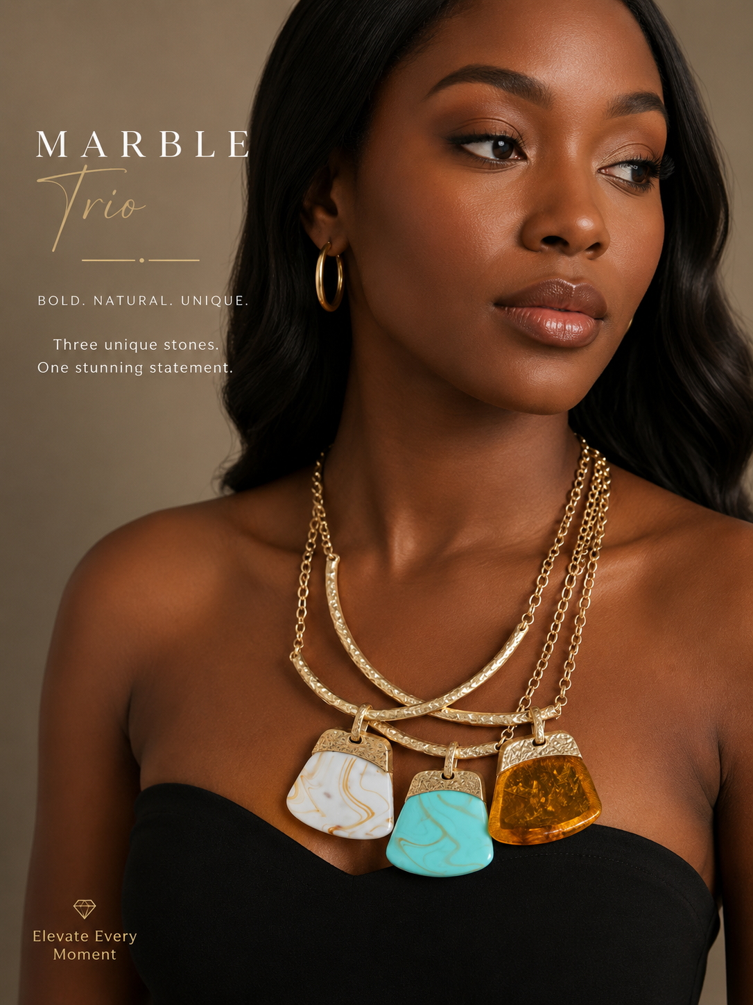 Marvel Trio Necklace