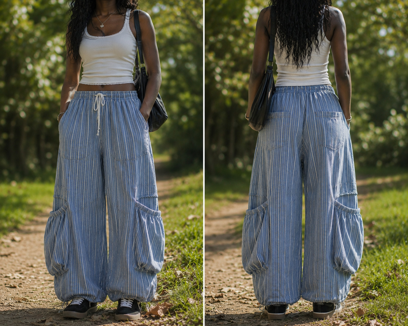 The Sunday Stripe Statement Pants