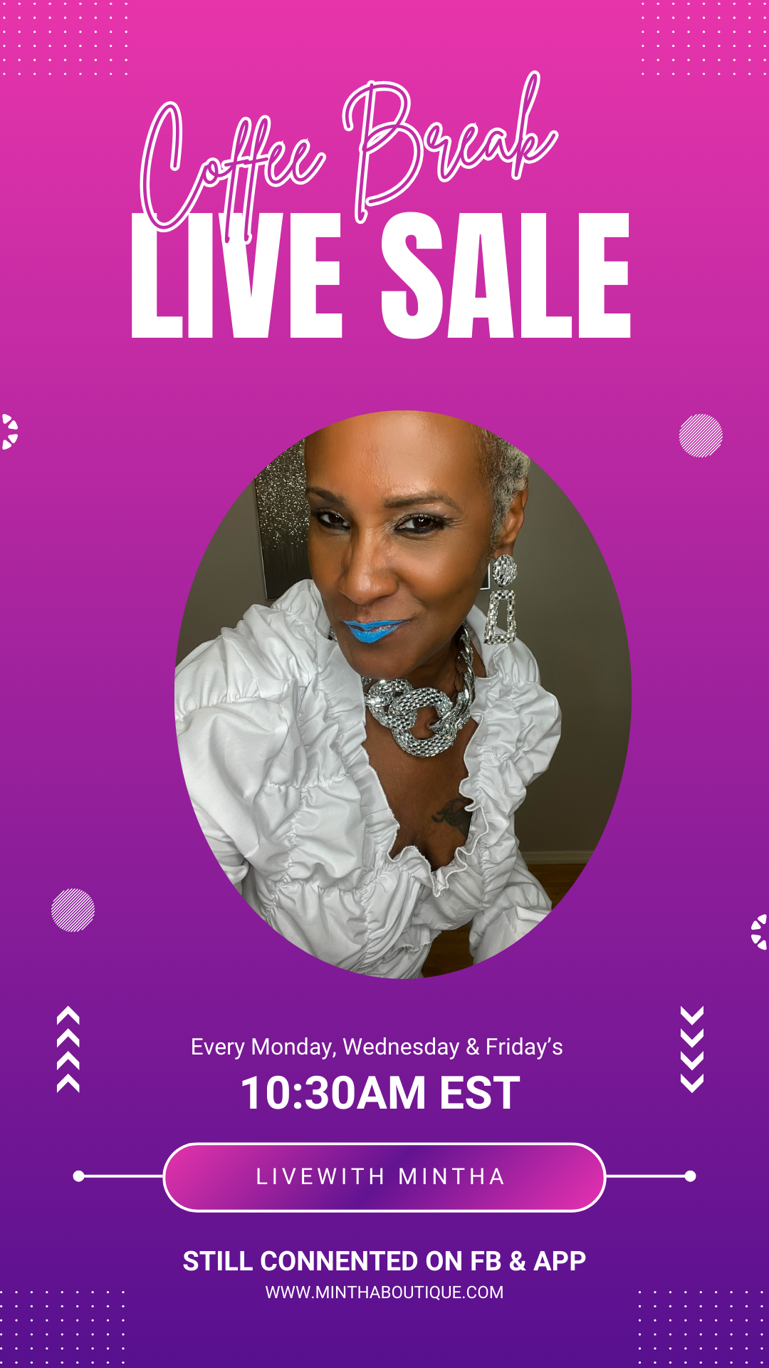 Coffee Break Live Sale @10:30am