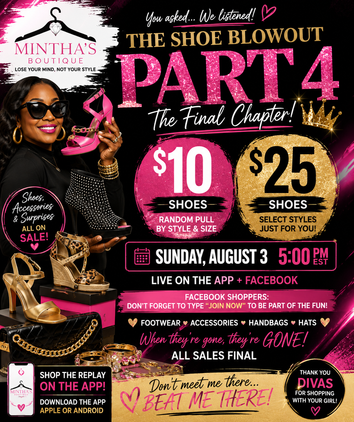 BLOWOUT FOOTWEAR SALE