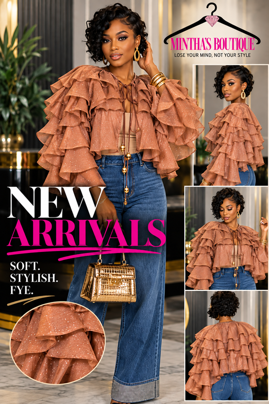 Ruffle Me Up Jacket