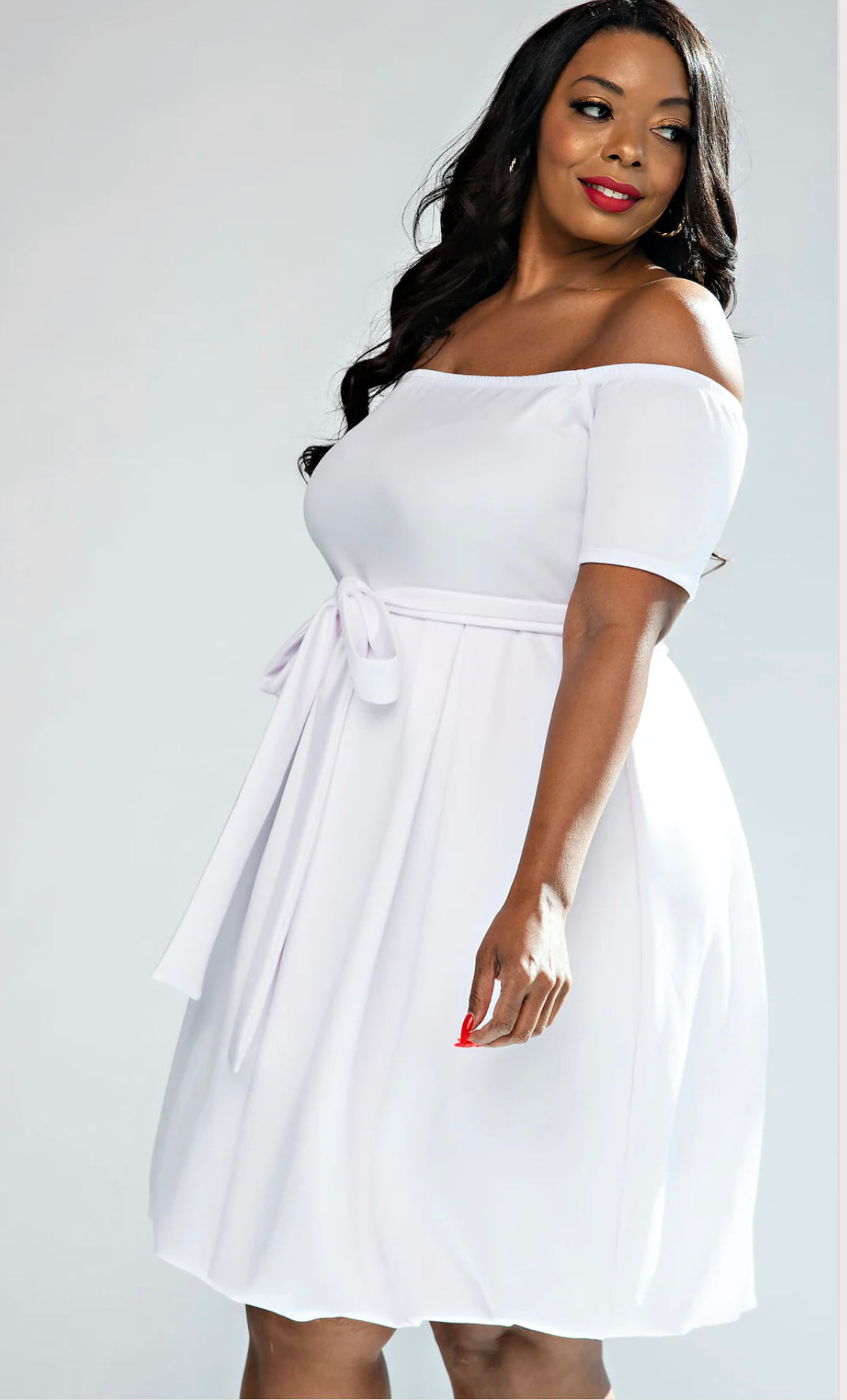 Ciara Off Shoulder Bubble Dress