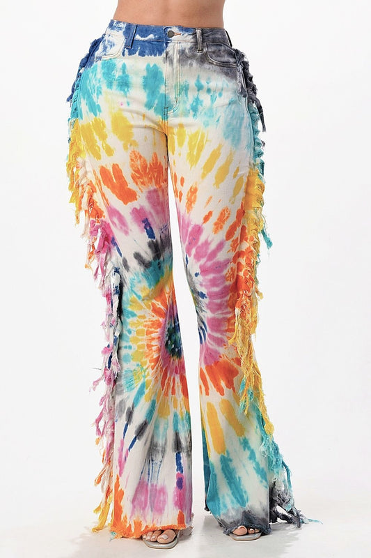 Eve Tye Dye Tassel Jeans