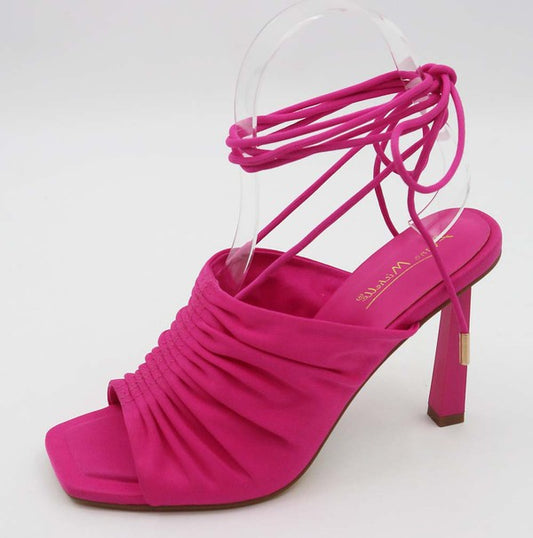 Newbie Lace_Up _Hot Pink