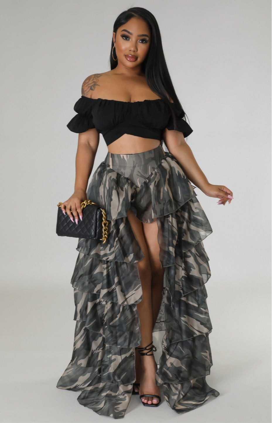 Bold & Beautiful Camo Skirt