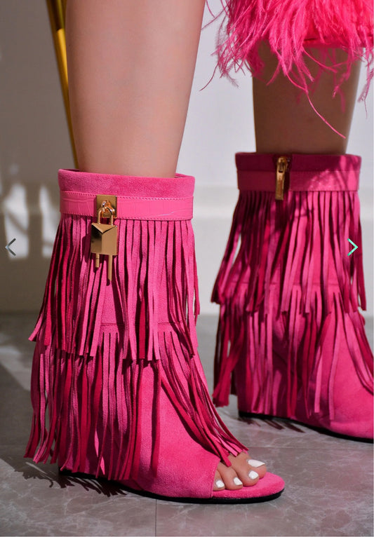 CERRITOS - Pink Open Toe